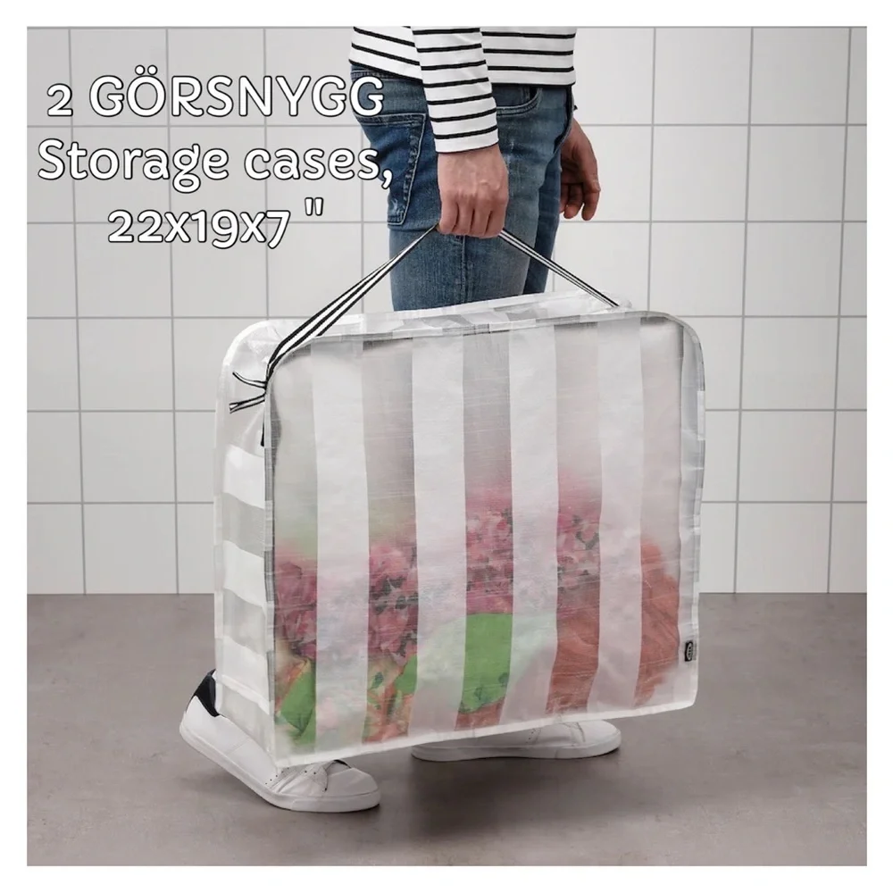 2 Large Storage cases, 22x19x7 